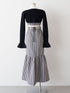 Back open houndstooth ensemble